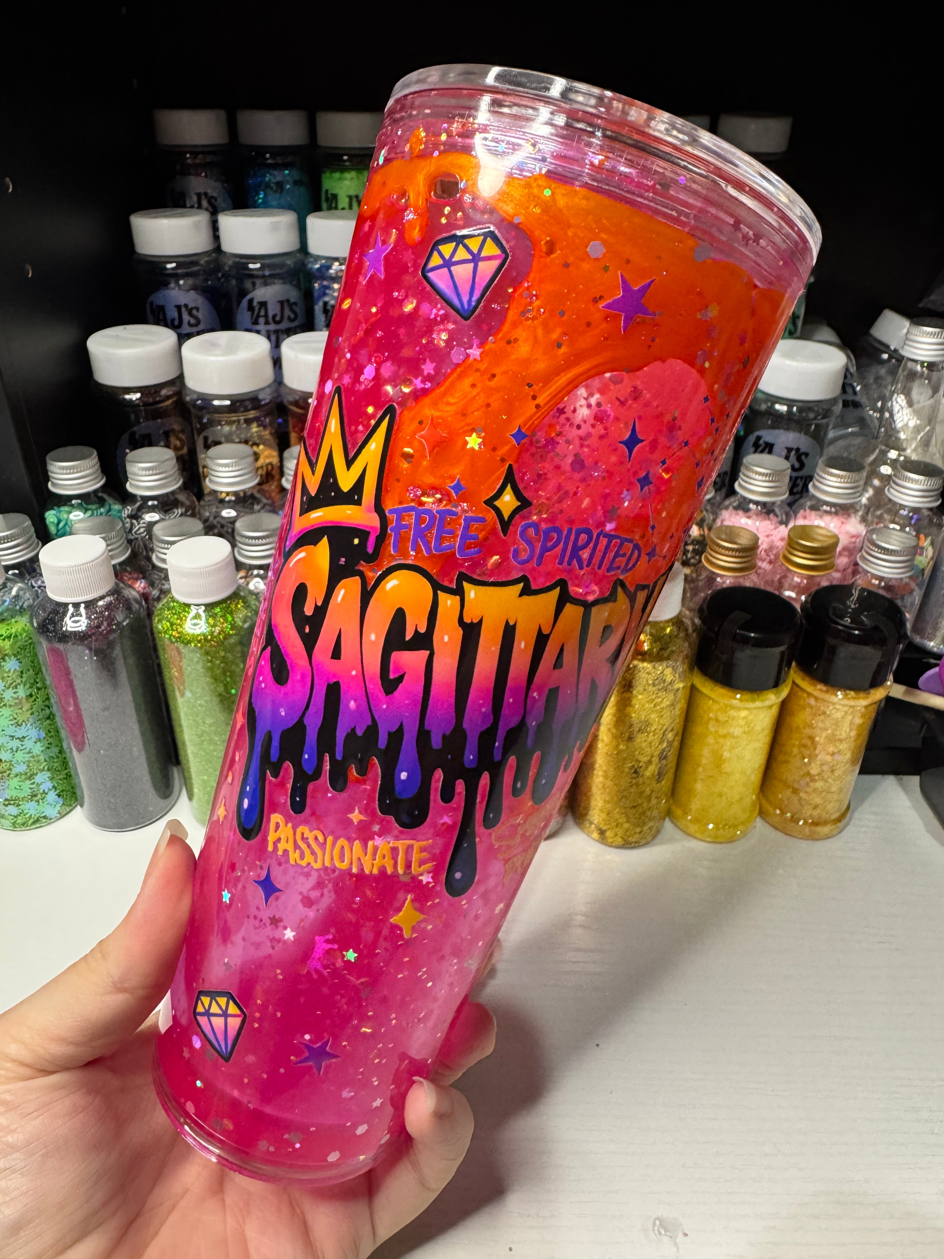 Sagittarius Lava Tumbler